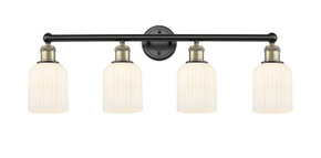 Bathroom Fixtures Four Lights by Innovations ( 405 | 616-4W-BAB-G559-5GWH Edison ) 