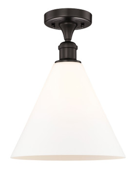 Semi-Flush Mts. Glass Down by Innovations ( 405 | 616-1F-OB-GBC-121 Edison ) 