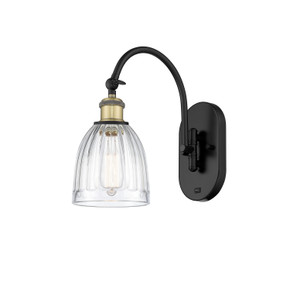 Sconces Single Glass by Innovations ( 405 | 518-1W-BAB-G442-LED Ballston ) 