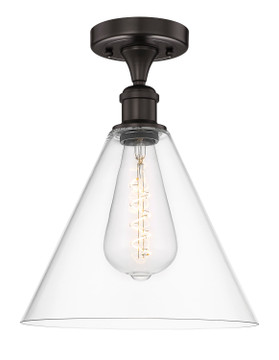 Semi-Flush Mts. Glass Down by Innovations ( 405 | 616-1F-OB-GBC-122 Edison ) 