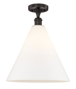 Semi-Flush Mts. Glass Down by Innovations ( 405 | 616-1F-OB-GBC-161 Edison ) 