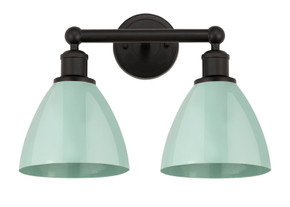 Bathroom Fixtures Two Lights by Innovations ( 405 | 616-2W-OB-MBD-75-SF Edison ) 