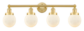 Bathroom Fixtures Four Lights by Innovations ( 405 | 616-4W-SG-G201-6 Edison ) 