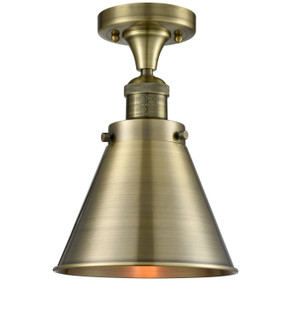 Semi-Flush Mts. Glass Down by Innovations ( 405 | 517-1CH-AB-M13-AB Franklin Restoration ) 