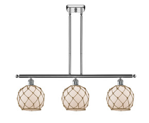 Linear/Island 3 Light Bar by Innovations ( 405 | 516-3I-PC-G121-8RB Ballston ) 