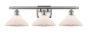 Bathroom Fixtures Three Lights by Innovations ( 405 | 516-3W-SN-G131-LED Ballston ) 