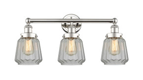 Bathroom Fixtures Three Lights by Innovations ( 405 | 616-3W-PN-G142 Edison ) 