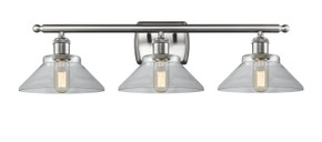 Bathroom Fixtures Three Lights by Innovations ( 405 | 516-3W-SN-G132 Ballston ) 