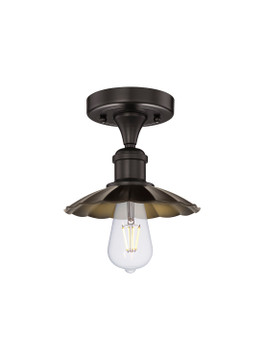Semi-Flush Mts. Exposed Lamps by Innovations ( 405 | 616-1F-OB-M17-OB Franklin Restoration ) 