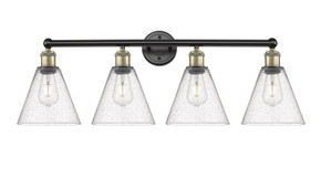 Bathroom Fixtures Four Lights by Innovations ( 405 | 616-4W-BAB-GBC-84 Edison ) 