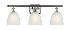 Bathroom Fixtures Three Lights by Innovations ( 405 | 516-3W-SN-G381-LED Ballston ) 