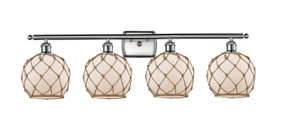 Bathroom Fixtures Four Lights by Innovations ( 405 | 516-4W-SN-G121-8RB Ballston ) 