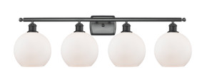 Bathroom Fixtures Four Lights by Innovations ( 405 | 516-4W-BK-G121-8 Ballston ) 