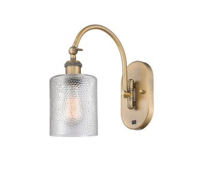 Sconces Single Glass by Innovations ( 405 | 518-1W-BB-G112 Ballston ) 