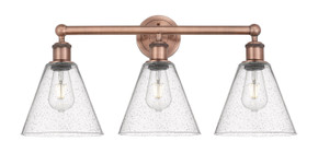 Bathroom Fixtures Three Lights by Innovations ( 405 | 616-3W-AC-GBC-84 Edison ) 