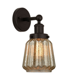 Sconces Single Glass by Innovations ( 405 | 616-1W-OB-G146 Edison ) 