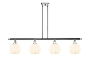 Linear/Island 4 Light + by Innovations ( 405 | 516-4I-PC-G1217-8WV Ballston ) 