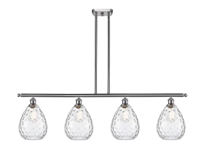 Linear/Island 4 Light + by Innovations ( 405 | 516-4I-SN-G372-LED Ballston ) 