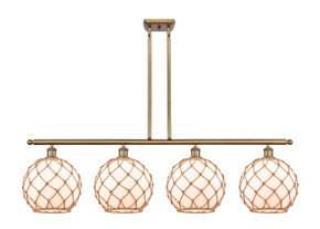 Linear/Island 4 Light + by Innovations ( 405 | 516-4I-BB-G121-10RB Ballston ) 