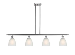 Linear/Island 4 Light + by Innovations ( 405 | 516-4I-SN-G381-LED Ballston ) 