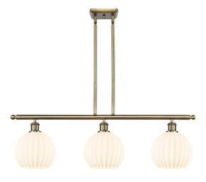 Linear/Island 3 Light Bar by Innovations ( 405 | 516-3I-AB-G1217-8WV Ballston ) 
