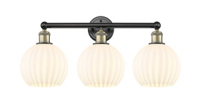 Bathroom Fixtures Three Lights by Innovations ( 405 | 616-3W-BAB-G1217-8WV Edison ) 