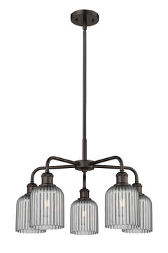 Mid. Chandeliers Glass Down by Innovations ( 405 | 516-5CR-OB-G559-5SM Downtown Urban ) 