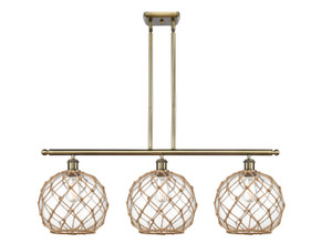 Linear/Island 3 Light Bar by Innovations ( 405 | 516-3I-AB-G122-10RB Ballston ) 
