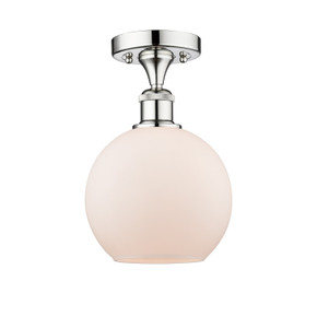 Semi-Flush Mts. Glass Down by Innovations ( 405 | 616-1F-PC-G121-8 Edison ) 