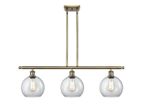 Linear/Island 3 Light Bar by Innovations ( 405 | 516-3I-AB-G122-8 Ballston ) 