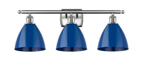 Bathroom Fixtures Three Lights by Innovations ( 405 | 516-3W-SN-MBD-75-BL Ballston ) 