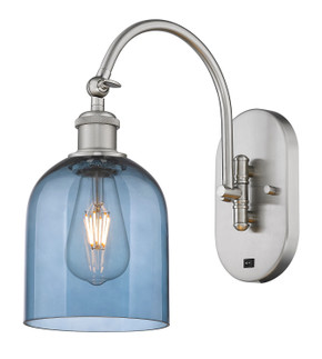 Sconces Single Glass by Innovations ( 405 | 518-1W-SN-G558-6BL Ballston ) 