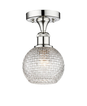 Semi-Flush Mts. Glass Down by Innovations ( 405 | 616-1F-PC-G122C-6CL Edison ) 