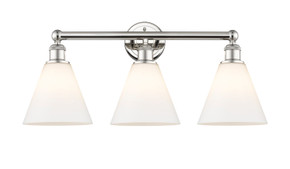 Bathroom Fixtures Three Lights by Innovations ( 405 | 616-3W-PN-GBC-81 Edison ) 