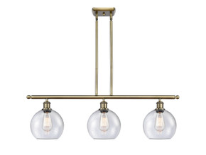 Linear/Island 3 Light Bar by Innovations ( 405 | 516-3I-AB-G124-8-LED Ballston ) 