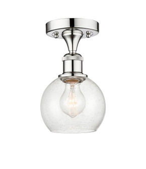 Semi-Flush Mts. Glass Down by Innovations ( 405 | 616-1F-PC-G124-6 Edison ) 