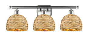 Bathroom Fixtures Three Lights by Innovations ( 405 | 516-3W-SN-RBD-8-NAT Ballston ) 