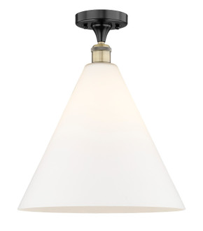 Semi-Flush Mts. Glass Down by Innovations ( 405 | 616-1F-BAB-GBC-161 Edison ) 