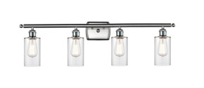 Bathroom Fixtures Four Lights by Innovations ( 405 | 516-4W-SN-G802-LED Ballston ) 