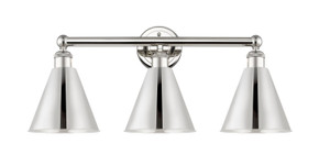 Bathroom Fixtures Three Lights by Innovations ( 405 | 616-3W-PN-MBC-8-PN Edison ) 