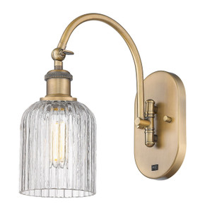Sconces Single Glass by Innovations ( 405 | 518-1W-BB-G559-5CL Ballston ) 