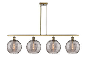 Linear/Island 4 Light + by Innovations ( 405 | 516-4I-AB-G1213-10SM Ballston ) 