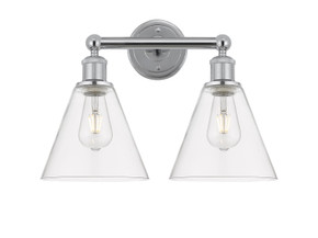 Bathroom Fixtures Two Lights by Innovations ( 405 | 616-2W-PC-GBC-82 Edison ) 