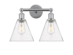 Bathroom Fixtures Two Lights by Innovations ( 405 | 616-2W-PC-GBC-84 Edison ) 
