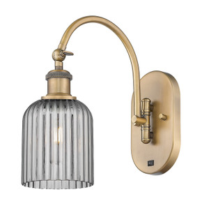 Sconces Single Glass by Innovations ( 405 | 518-1W-BB-G559-5SM Ballston ) 