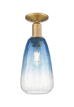 Semi-Flush Mts. Glass Down by Innovations ( 405 | 716-1C-BB-G480-6SB Arcadia ) 