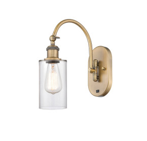 Sconces Single Glass by Innovations ( 405 | 518-1W-BB-G802-LED Ballston ) 