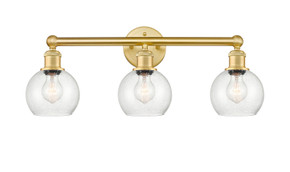 Bathroom Fixtures Three Lights by Innovations ( 405 | 616-3W-SG-G124-6 Edison ) 