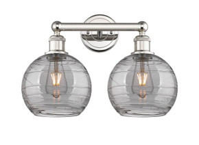 Bathroom Fixtures Two Lights by Innovations ( 405 | 616-2W-PN-G1213-8SM Edison ) 