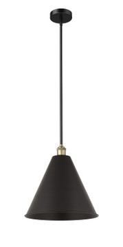 Pendants Metal Shade by Innovations ( 405 | 616-1S-BAB-MBC-16-BK Edison ) 